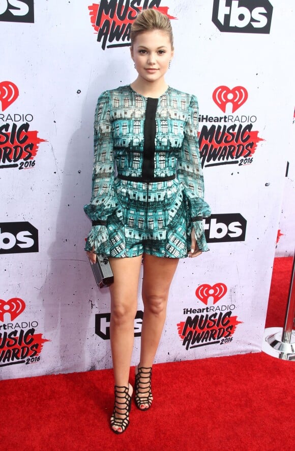Olivia Holt à la soirée des iHeartRadio Music Awards à Inglewood, le 3 avril 2016.