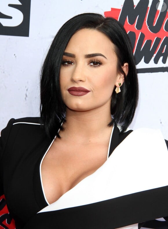 Demi Lovato à la soirée des iHeartRadio Music Awards à Inglewood, le 3 avril 2016.