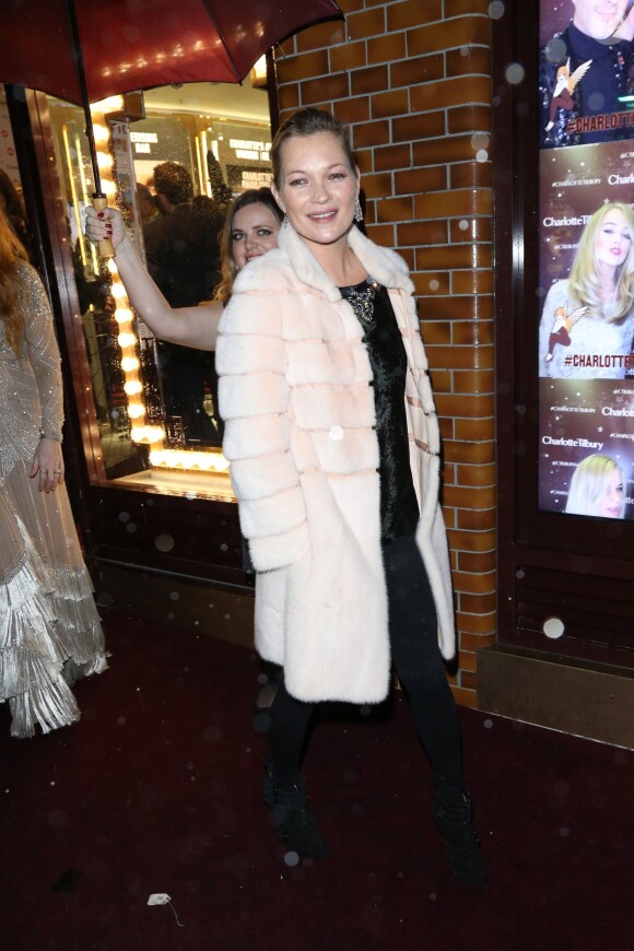 Kate Moss à Londres, le 3 décembre 2015.