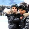 Kim Kardashian, North West - La famille Kardashian passe des vacances dans la station de ski de Vail dans le Colorado, le 5 avril 2016