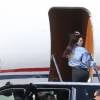 Kendall Jenner - La famille Kardashian embarque à bord d'un jet privé à Van Nuys, le 4 avril 2016.