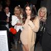 Kim Kardashian et Lil' Kim sont allées dîner au restaurant Craig à West Hollywood. Le 30 mars 2016