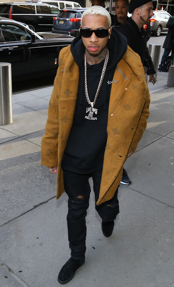 Tyga arrive au défilé Kanye West à Madison Square Garden à New York, le 11 février 2016
