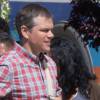 Exclusif - Matt Damon sur le tournage du film 'Downsizing' à Los Angeles, le 5 avril 2016