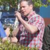 Exclusif - Matt Damon sur le tournage du film 'Downsizing' à Los Angeles, le 5 avril 2016