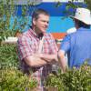 Exclusif - Matt Damon sur le tournage du film 'Downsizing' à Los Angeles, le 5 avril 2016