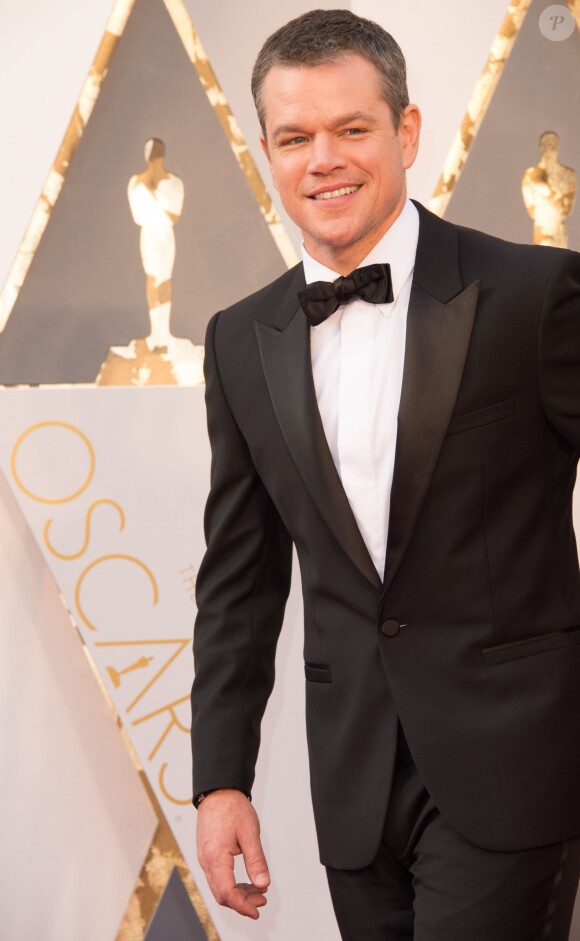 Matt Damon - Photocall de la 88ème cérémonie des Oscars au Dolby Theatre à Hollywood. Le 28 février 2016 28/02/2016 - Hollywood