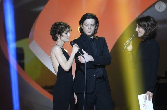 Benjamin Biolay et Vanessa Paradis aux Victoires de la Musique le 14 février 2014