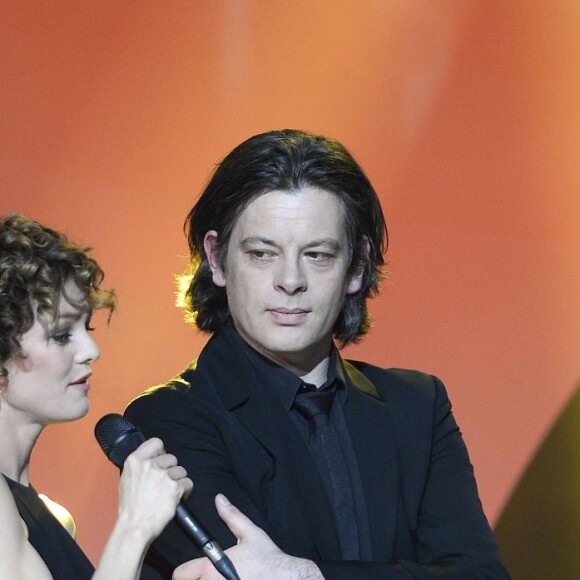 Benjamin Biolay et Vanessa Paradis aux Victoires de la Musique le 14 février 2014