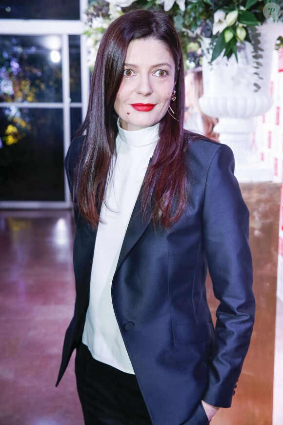 Chiara Mastroianni au dîner de la mode pour le Sidaction le 28 janvier 2016 à Paris