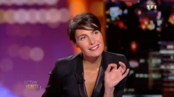 Alessandra Sublet dans Action ou vérité, le 8 avril 2016 sur TF1.