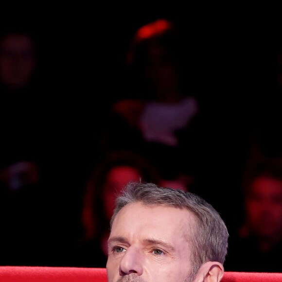 Exclusif - Lambert Wilson participe à l'enregistrement de l'émission Le Divan présentée par Marc-Olivier Fogiel, le 25 mars 2016 (diffusion le mardi 12 mars à 23h10 sur France 3). © Dominique Jacovides