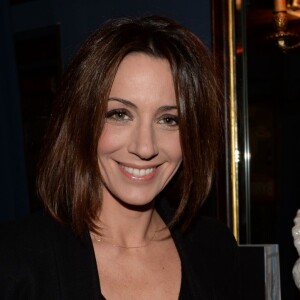 Exclusif - Virginie Guilhaume, au restaurant Lapérouse à Paris, le 1er avril 2015.