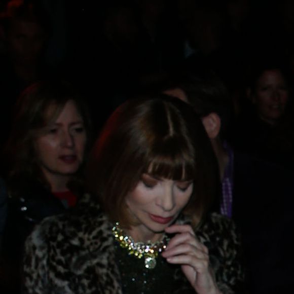 Juliette Greco au defile Homme Saint Laurent Automne/Hiver 2014-2015 a Paris, le 19 janvier 2014.