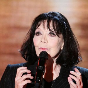 Juliette Greco sur le plateau de l'Emission "Vivement dimanche" à Paris, le 01 février 2012