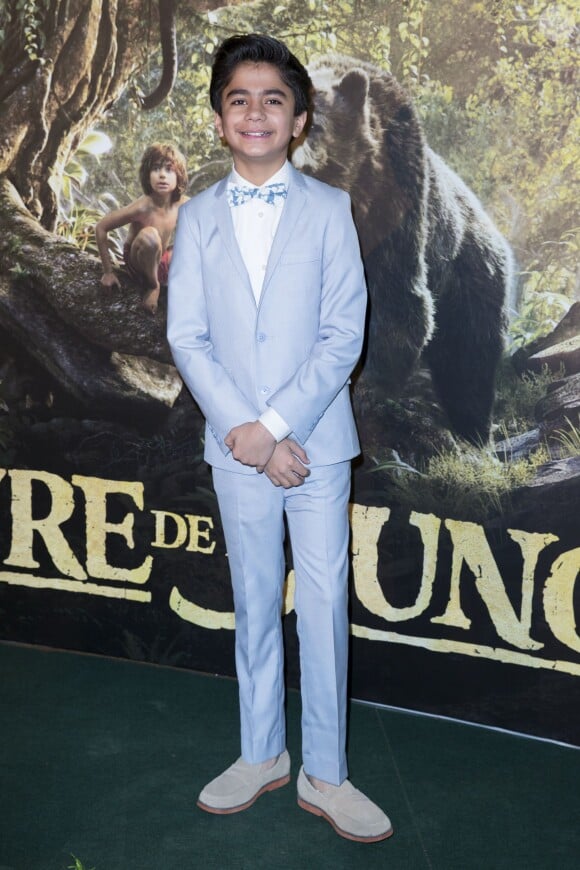 Neel Sethi - Avant-première du film "Le livre de la jungle" au cinéma Pathé Beaugrenelle à Paris, le 11 avril 2016. © Olivier Borde/Bestimage