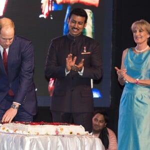 Kate Middleton en Alice Temperley le 11 avril 2016 à New Delhi lors d'une réception chez le haut commissaire britannique.