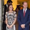Kate Middleton en Alice Temperley le 11 avril 2016 à New Delhi lors d'une réception chez le haut commissaire britannique.