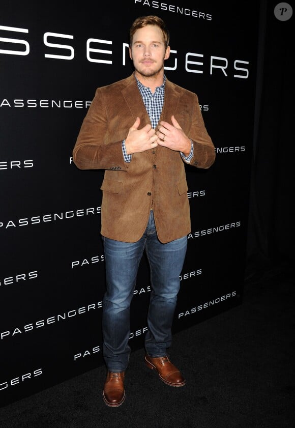 Chris Pratt lors de la présentation Sony Pictures au CinemaCon de Las Vegas, le 12 avril 2016.