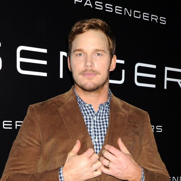 Chris Pratt lors de la présentation Sony Pictures au CinemaCon de Las Vegas, le 12 avril 2016.