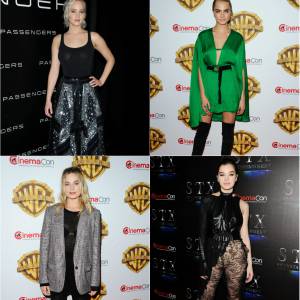 Jennifer Lawrence, Cara Delevingne, Margot Robbie, Hailee Steinfeld... défilé de bombes au CinemaCon 2016 à Las Vegas.
