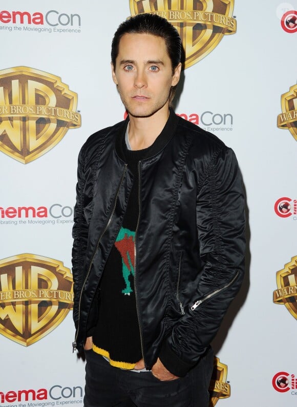 Jared Leto lors de la présentation Warner Bros The Big Picture au CinemaCon à Las Vegas, le 12 avril 2016.