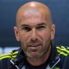 Zinédine Zidane lors d'une conférence de presse organisée à Madrid le 1er avril 2016 