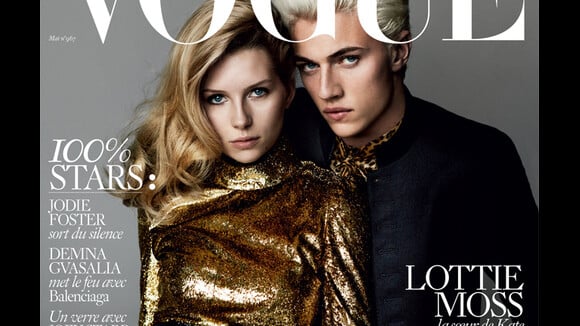 Lottie Moss : La petite soeur de Kate Moss irrésistible en couv' de Vogue Paris