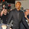 Kobe Bryant arrive au Staples Center. Los Angeles, le 13 avril 2016.