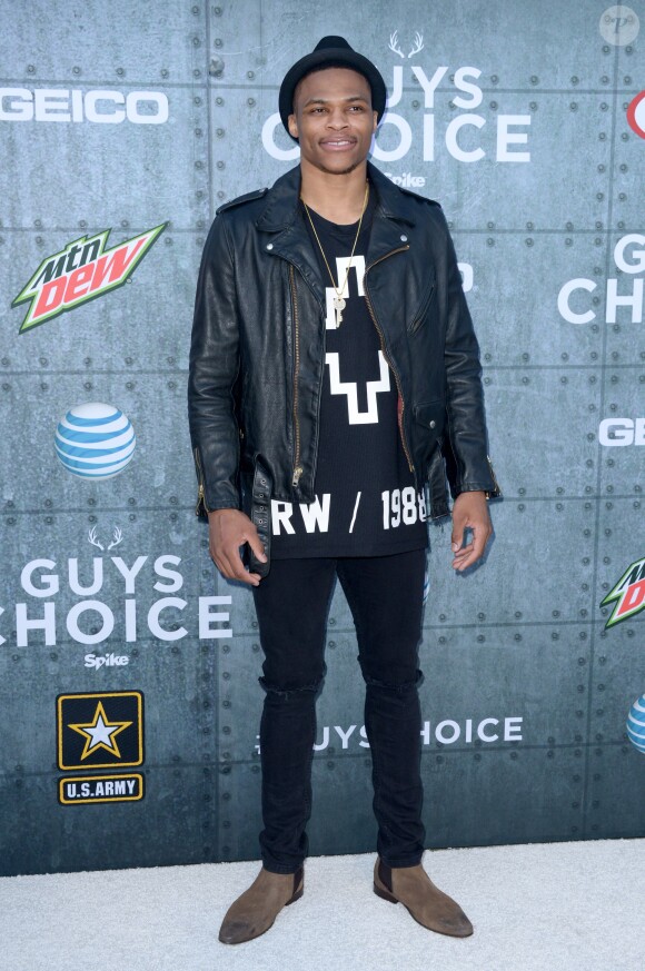 Russell Westbrook aux TV's Guys Choice Awards à Culver City. Juin 2015.