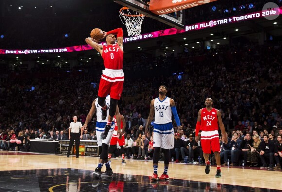 Russell Westbrook lors du NBA All Star Game 2016 à Toronto. Le 14 février 2016.