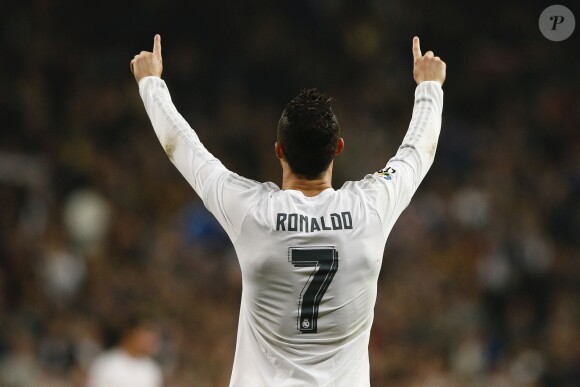 Cristiana Ronaldo lors du match de football Real Madrid vs Espanyol le 31 janvier 2016 au stade Santiago Bernabeu à Madrid le 31 janvier 2016.