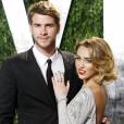  Liam Hemsworth et Miley Cyrus à l'after party des Oscars le 26 février 2012 
  