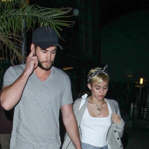 Liam Hemsworth et Miley Cyrus à Los Angeles le 17 juin 2013