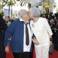  Georges Lautner et sa compagne Martine - Festival de Cannes le 24 mai 2012 
  