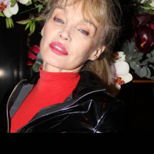 Exclusif - Arielle Dombasle - Soirée aux Bains-Douches pour la sortie du livre de Grace Jones : "Je n'écrirai jamais mes mémoires" à Paris, le 18 Mars 2016. © Philippe Baldini / Bestimage