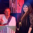 Nathalie Cardone sur le plateau des Années bonheur le 16 avril 2016 sur France 2.