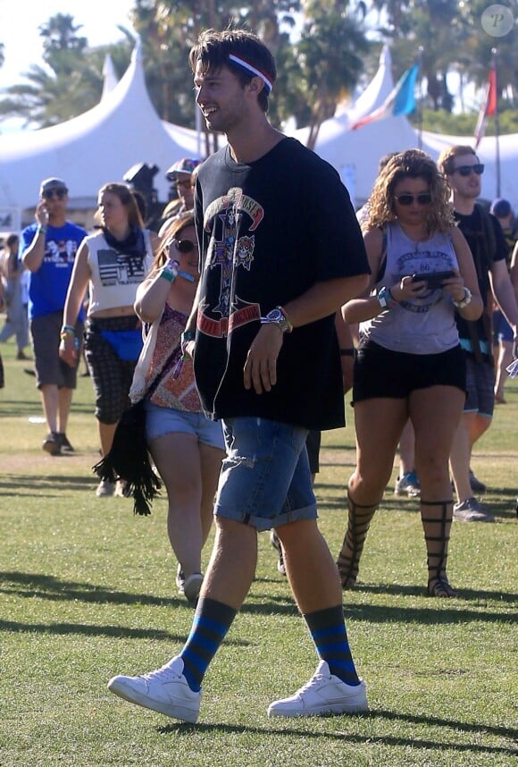 Patrick Schwarzenegger  lors du festival de musique de Coachella le 16Avril 2016.