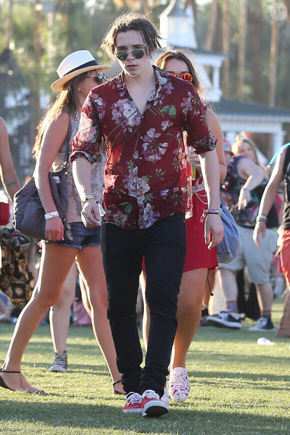 Brooklyn Beckham  lors du festival de musique de Coachella le 16Avril 2016.