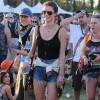 Alessandra Ambrosio  lors du festival de musique de Coachella le 16Avril 2016.