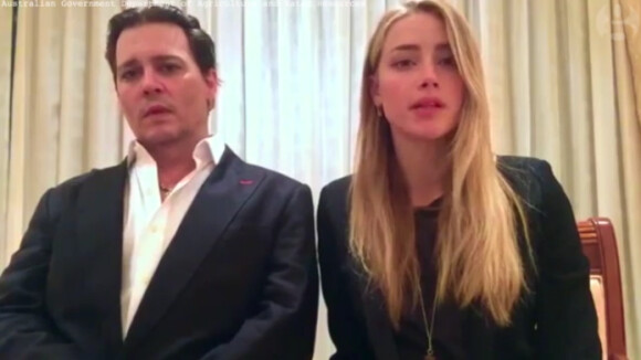 Amber Heard et Johnny Depp font leurs excuses au gouvernement australien.