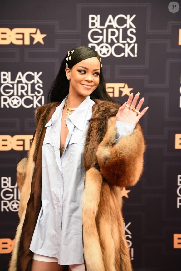 Rihanna lors de la soirée Black Girls Rock 2016 à Newark le 1er Avril 2016. © Ricky Fitchett via ZUMA Wire / Bestimage