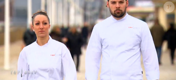 Coline et Xavier - "Top Chef 2016", la finale. Emission du 18 avril 2016 diffusée sur M6.