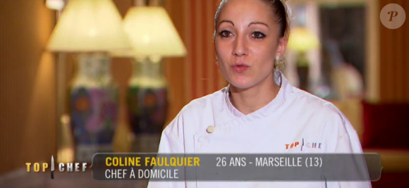 Coline - "Top Chef 2016", la finale. Emission du 18 avril 2016 diffusée sur M6.