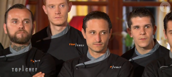 Franck, Thomas et Pierre Meneau et Kevin - "Top Chef 2016", la finale. Emission du 18 avril 2016 diffusée sur M6.