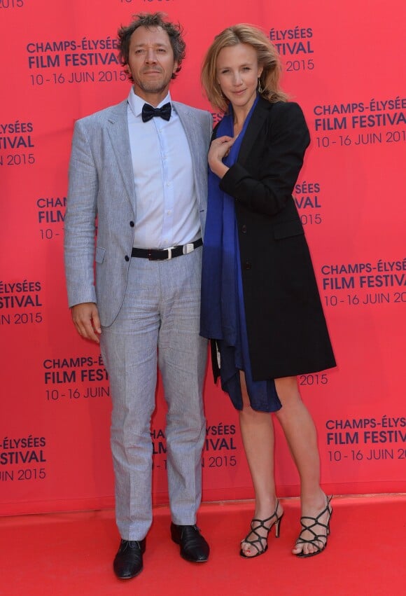 Bruno Debrandt et sa femme Marie Kremer - Photocall du film "Valley of love" lors du 4ème Champs-Elysées FIlm Festival à Paris le 9 juin 2015. "