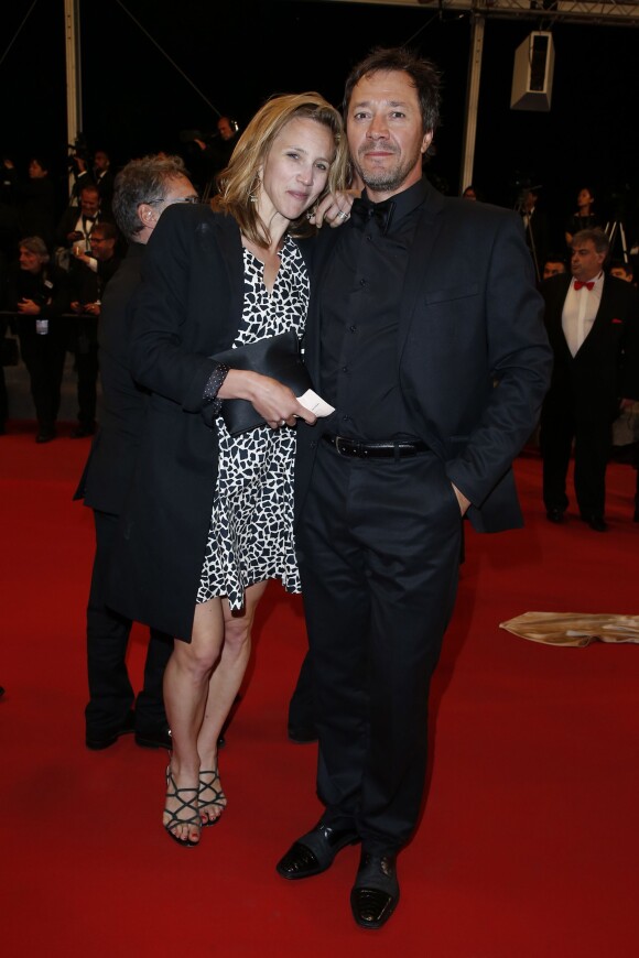 Bruno Debrandt et sa femme Marie Kremer - Montée des marches du film "Nie Yinniang" (The Assassin) lors du 68 ème Festival International du Film de Cannes, à Cannes le 21 mai 2015.
