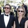 Bruno Debrandt (costume Zegna) et sa femme Marie Kremer - Montée des marches du film "Mia Madre" (Ma Mère) lors du 68 ème Festival International du Film de Cannes, à Cannes le 16 mai 2015.