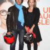 Bruno Debrandt et sa femme Marie Kremer - Avant-première du film "Un Peu, Beaucoup, Aveuglement" au Gaumont Opéra Capucines à Paris le 4 Mai 2015.
