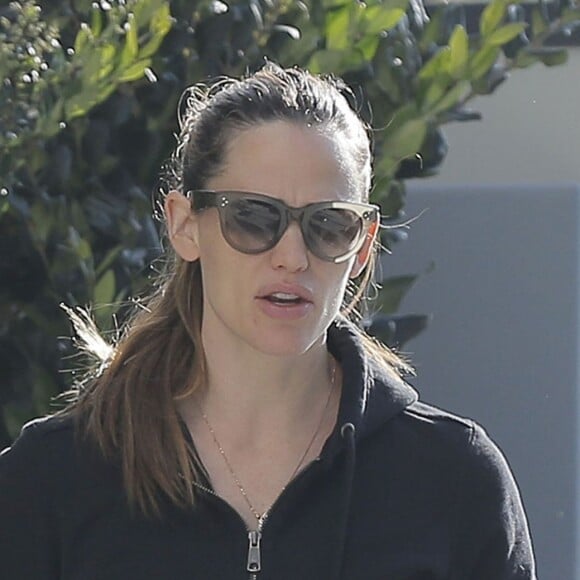 Jennifer Garner quitte son cours de gym à Brentwood le 29 mars 2016